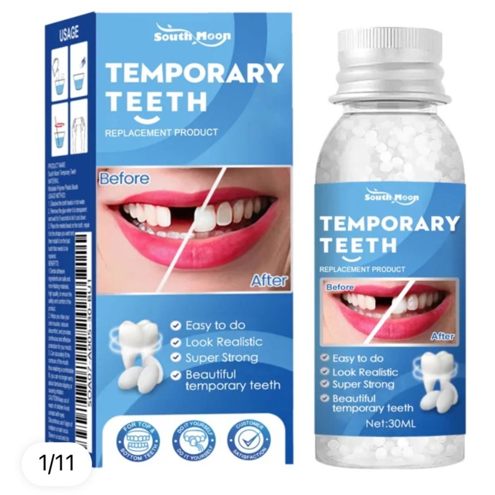 SOUTH MOON Temporary Teeth Replacement Filling Kit Moldable False Teeth Beads